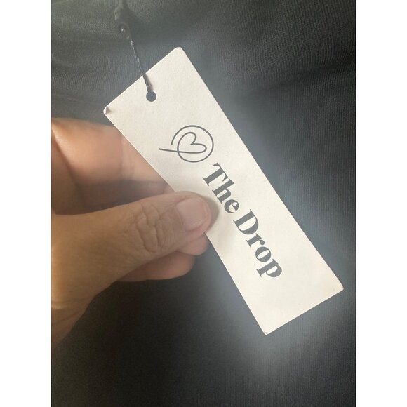 The Drop  Lillian Mixed Media Strapless Maxi Dress, Black/Ivory, Small - Picture 4 of 5